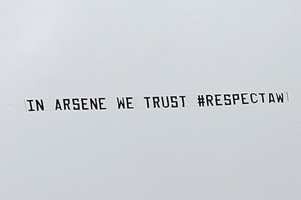 In Arsene We Trust #RespectAW